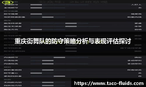 重庆街舞队的防守策略分析与表现评估探讨